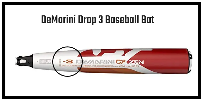 Drop 3 Baseball Bat