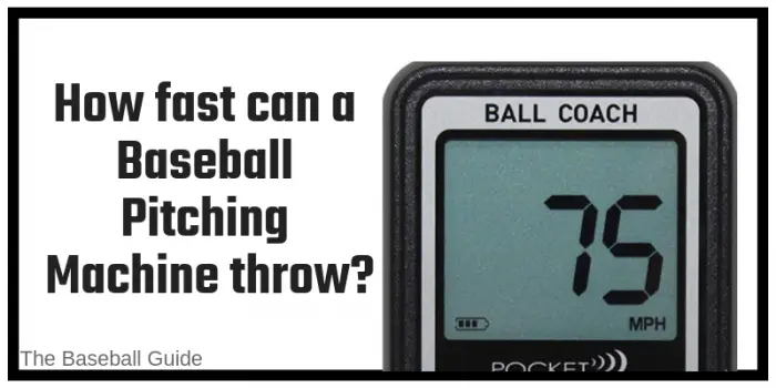 Speed of Baseball Pitching Machine