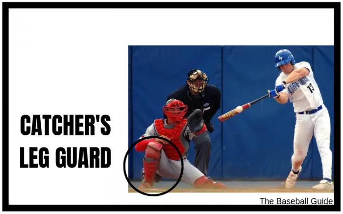 Leg Guard for baseball catchers