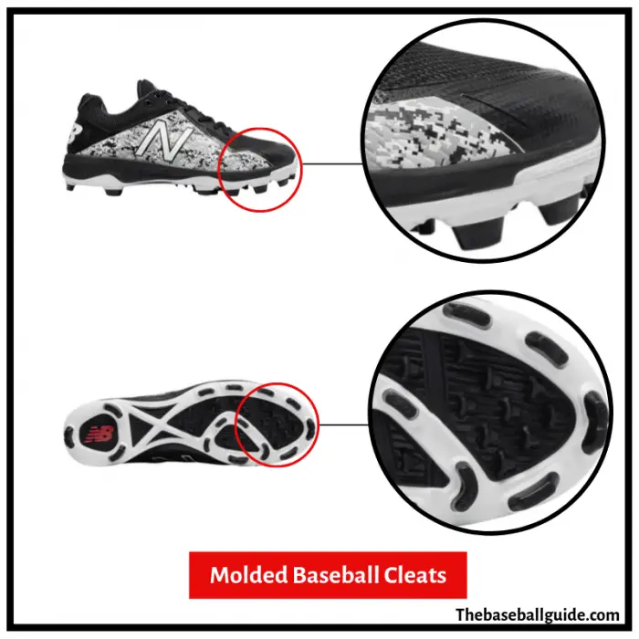 molded cleats on turf