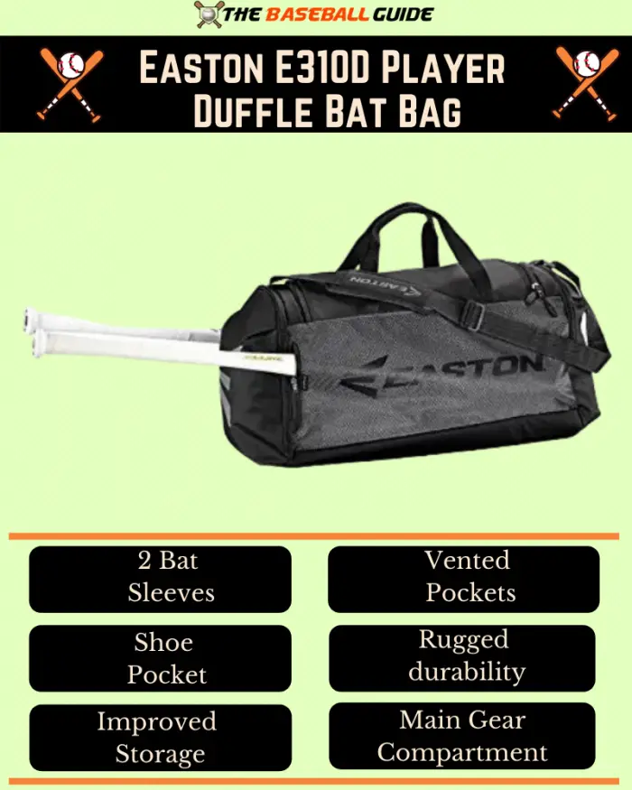 easton e310d player duffle baseball bag