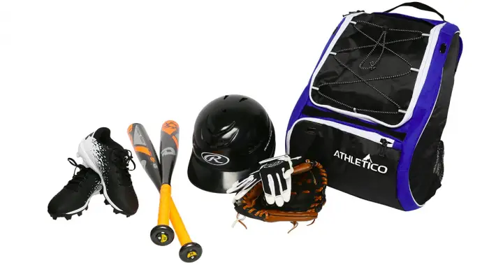Equipment bag for baseball gears