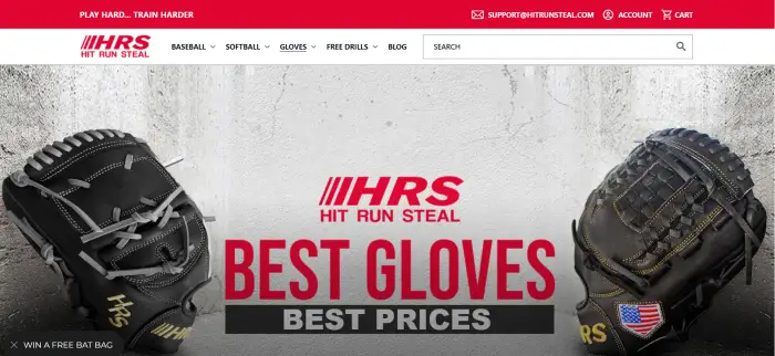 hit run steal glove website