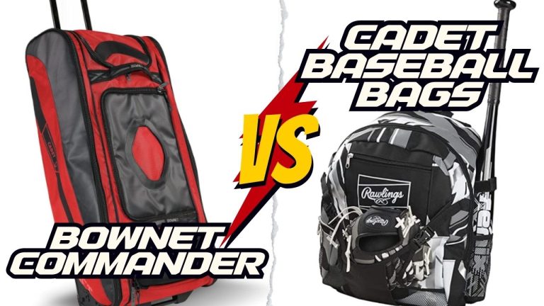 Bownet Commander vs Cadet Baseball Bags