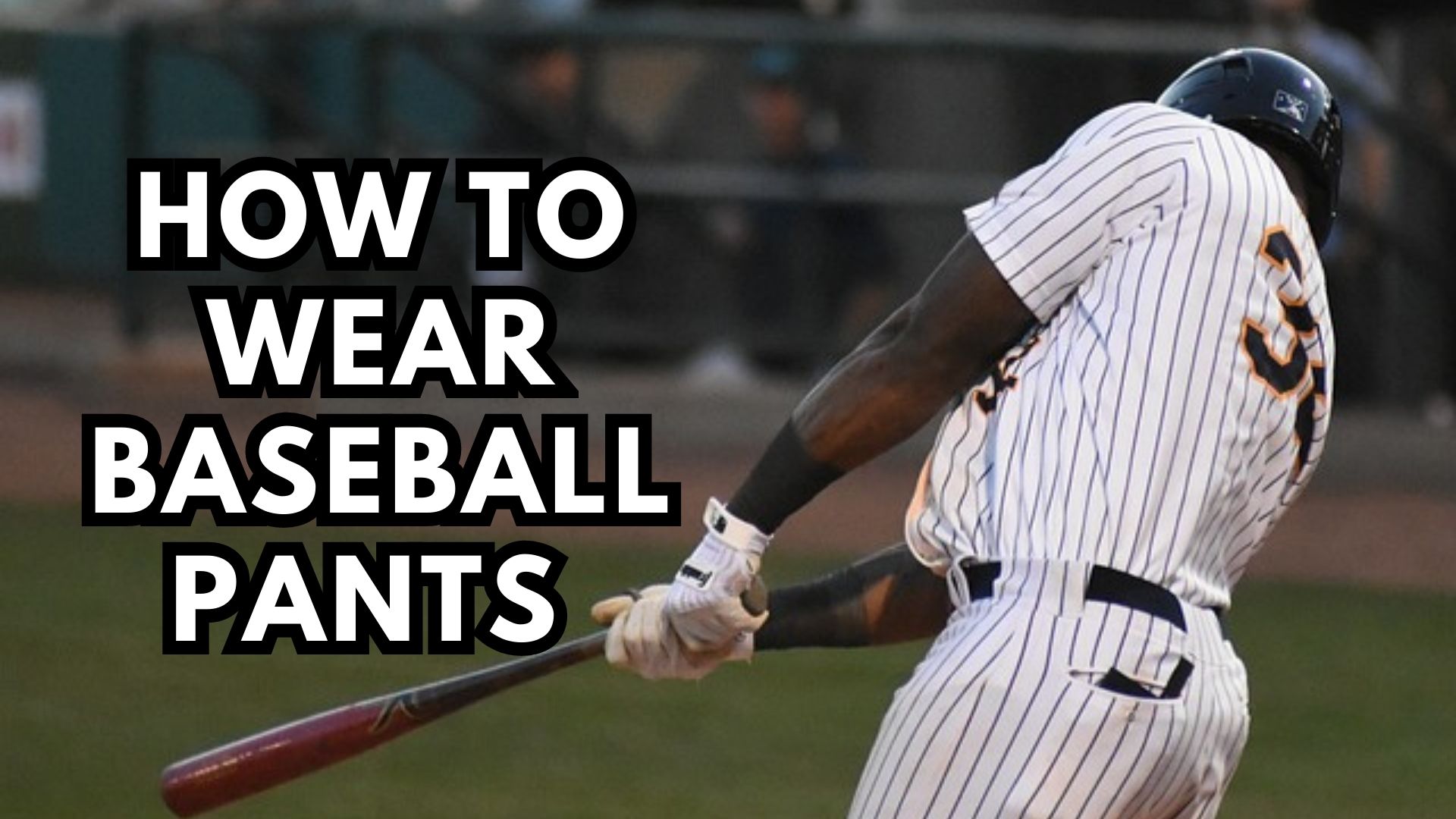 How to wear baseball pants and knickers with socks