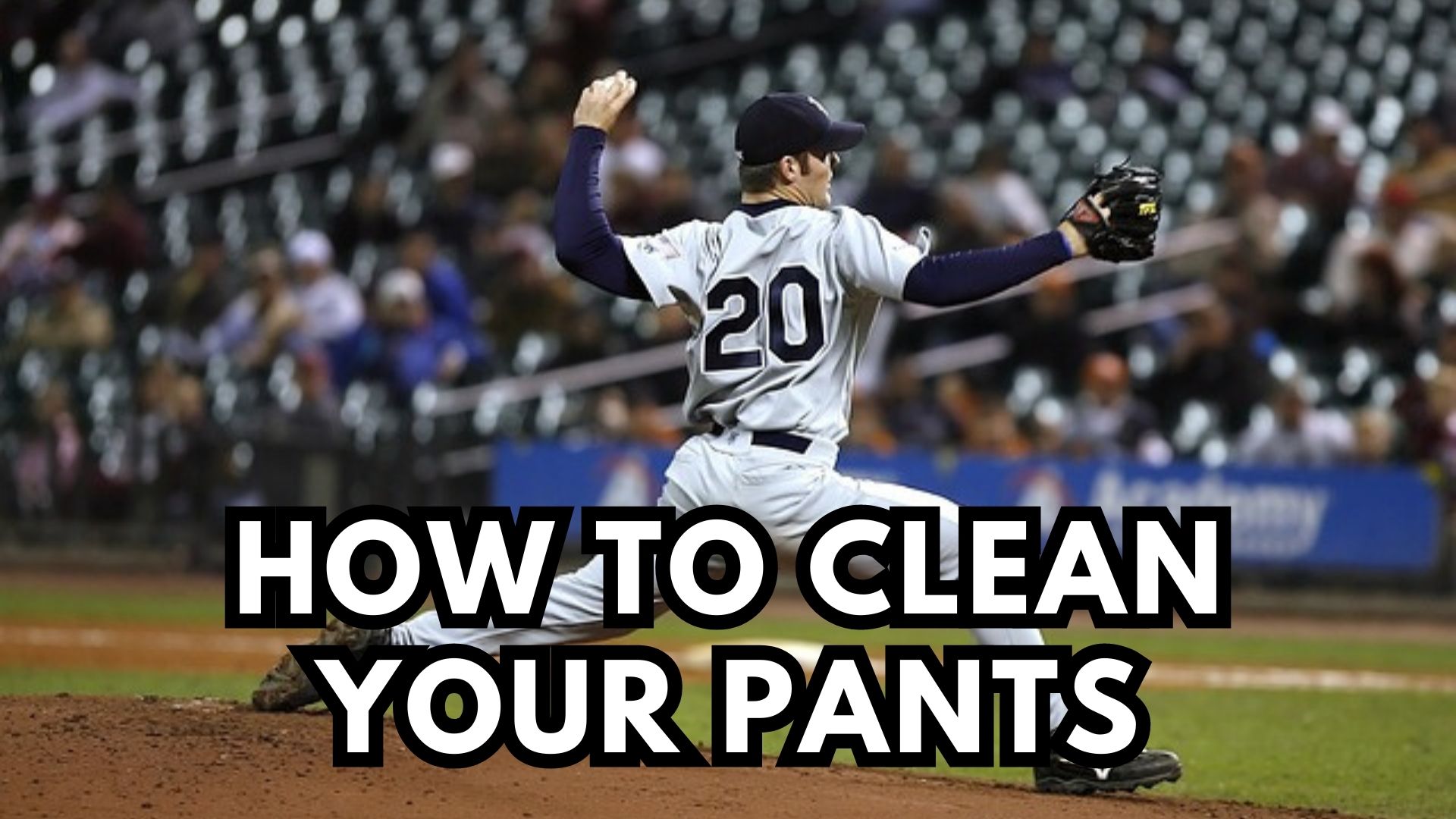 How to Clean White Baseball Pants with Piping