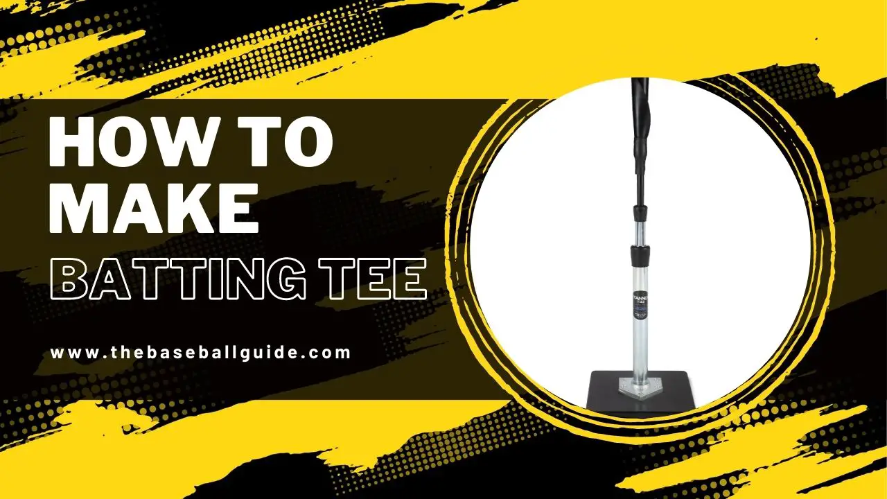 How To Make A Batting Tee At Home